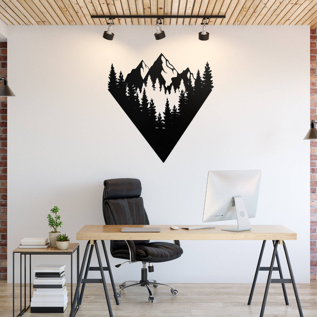 Mountain View - Metal Wall Art - MetalPlex