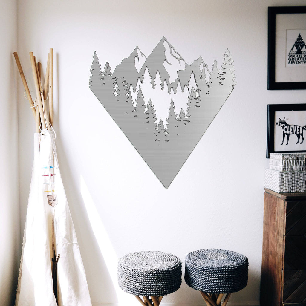 Mountain View - Metal Wall Art - MetalPlex