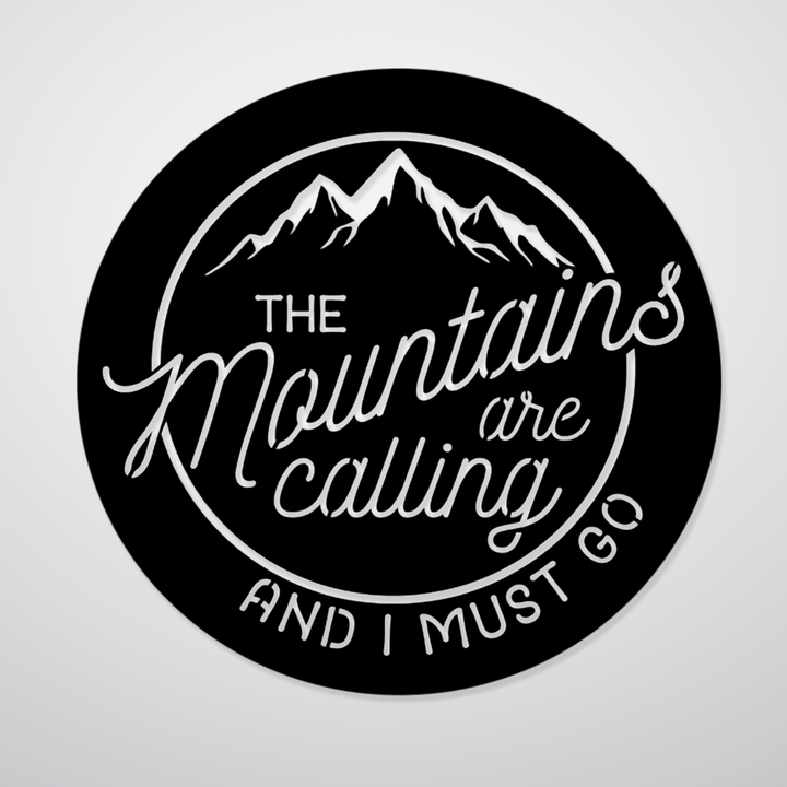 Mountains Are Calling Alternative - Metal Wall Art - MetalPlex