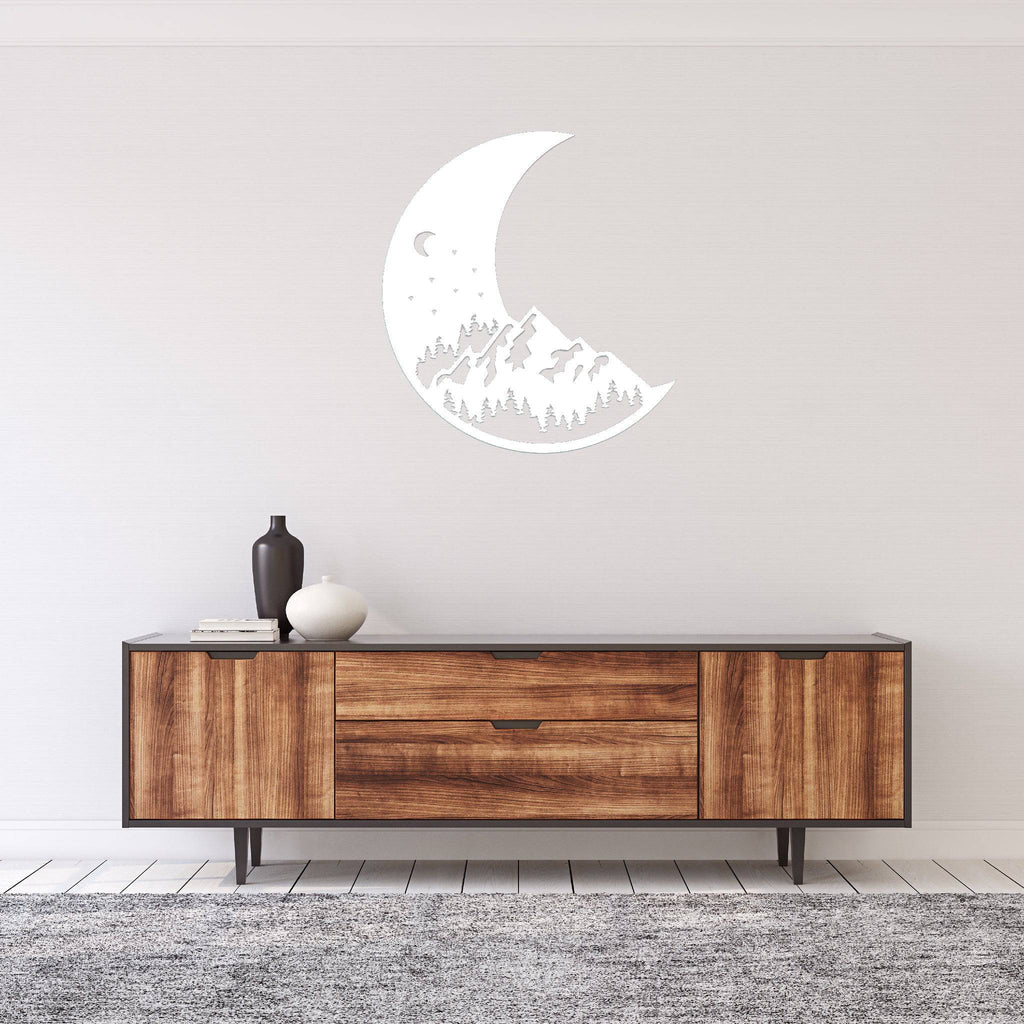 Pacific Moon - Metal Wall Art - MetalPlex