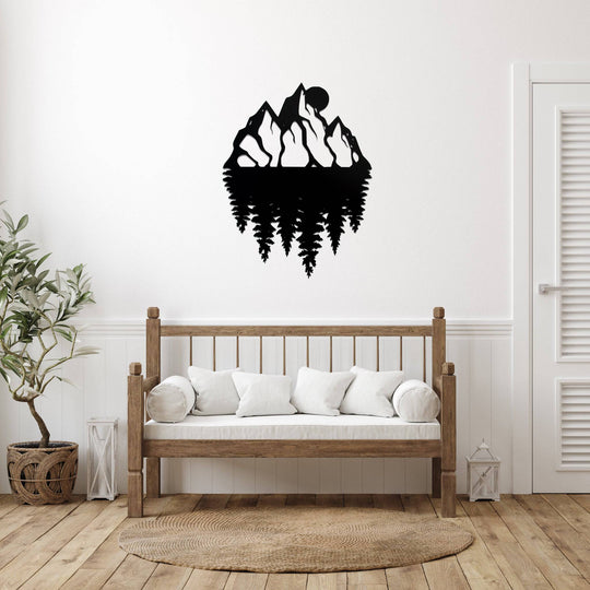 Rocky Mountain Sunset - Metal Wall Art