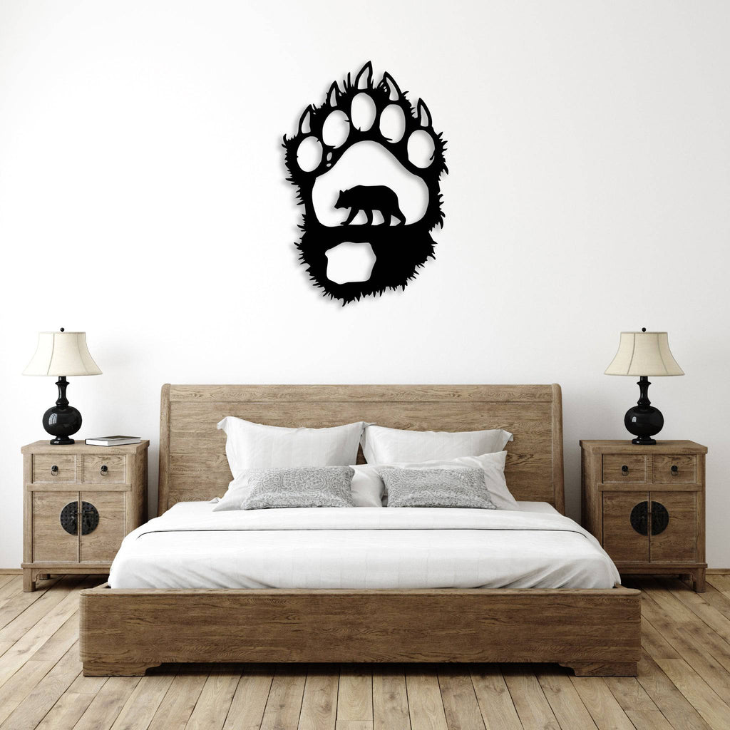 Bear Paw - Metal Wall Art - MetalPlex