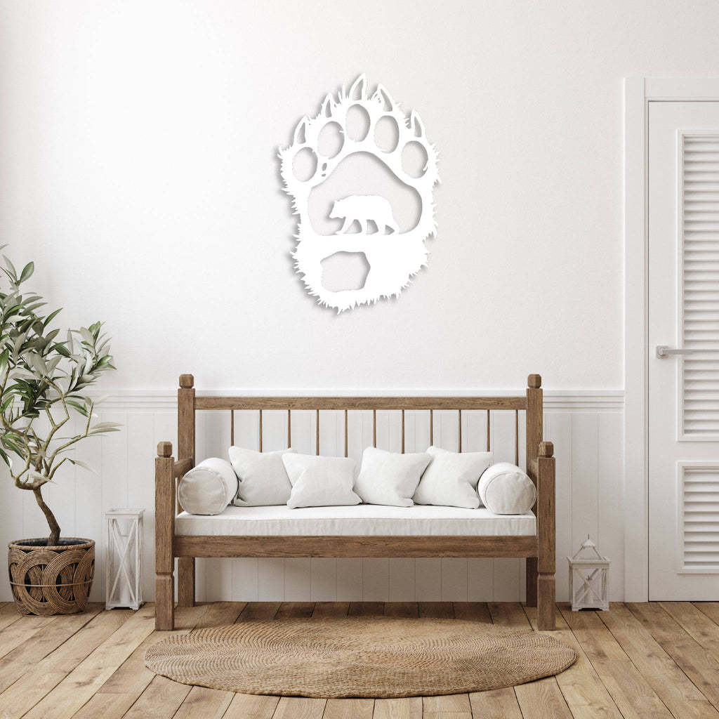 Bear Paw - Metal Wall Art - MetalPlex