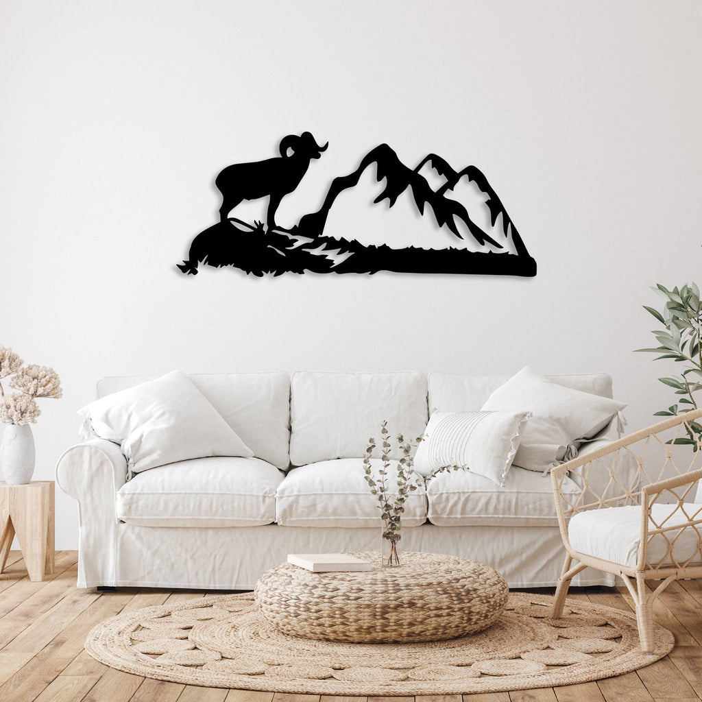 Big Horn Sheep - Metal Wall Art - MetalPlex