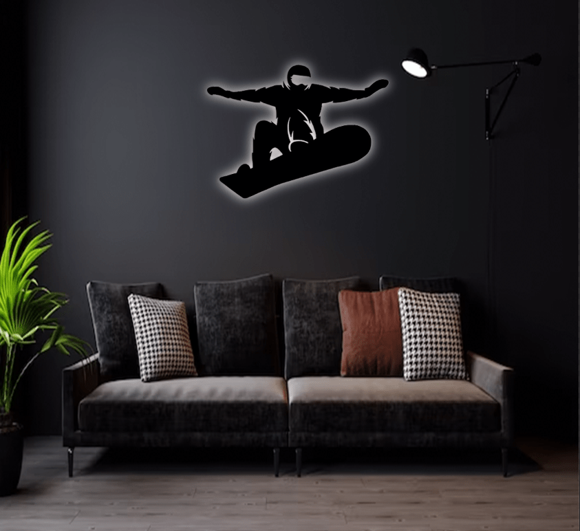 Big Air Snowboarder - Metal Wall Art - MetalPlex