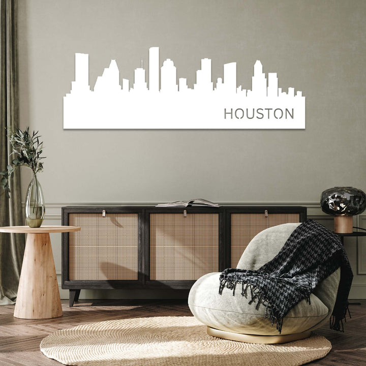 Houston Skyline - Metal Wall Art - MetalPlex