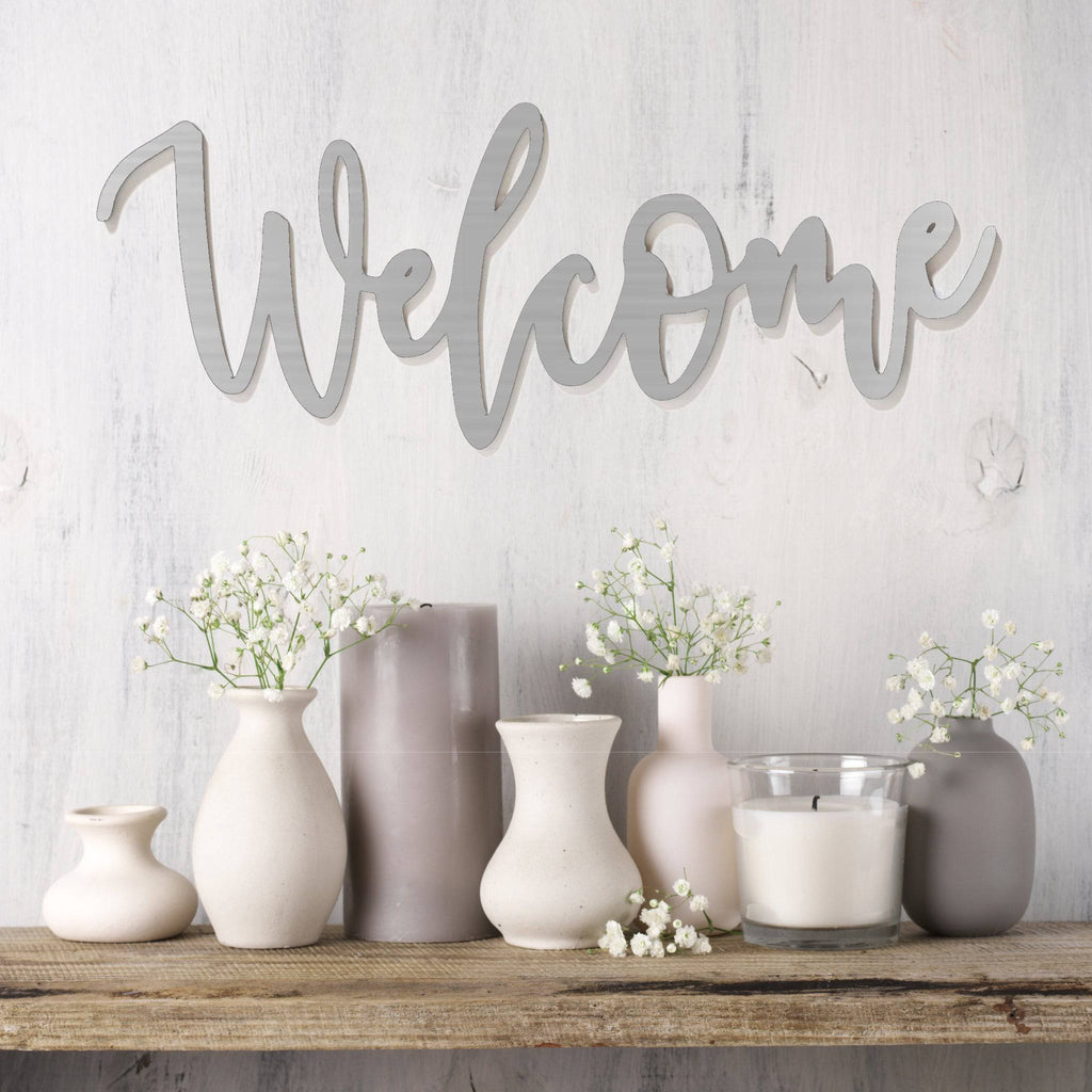 Welcome - Metal Wall Art - MetalPlex