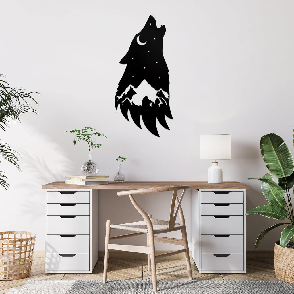 Wolf Head - Metal Wall Art - MetalPlex