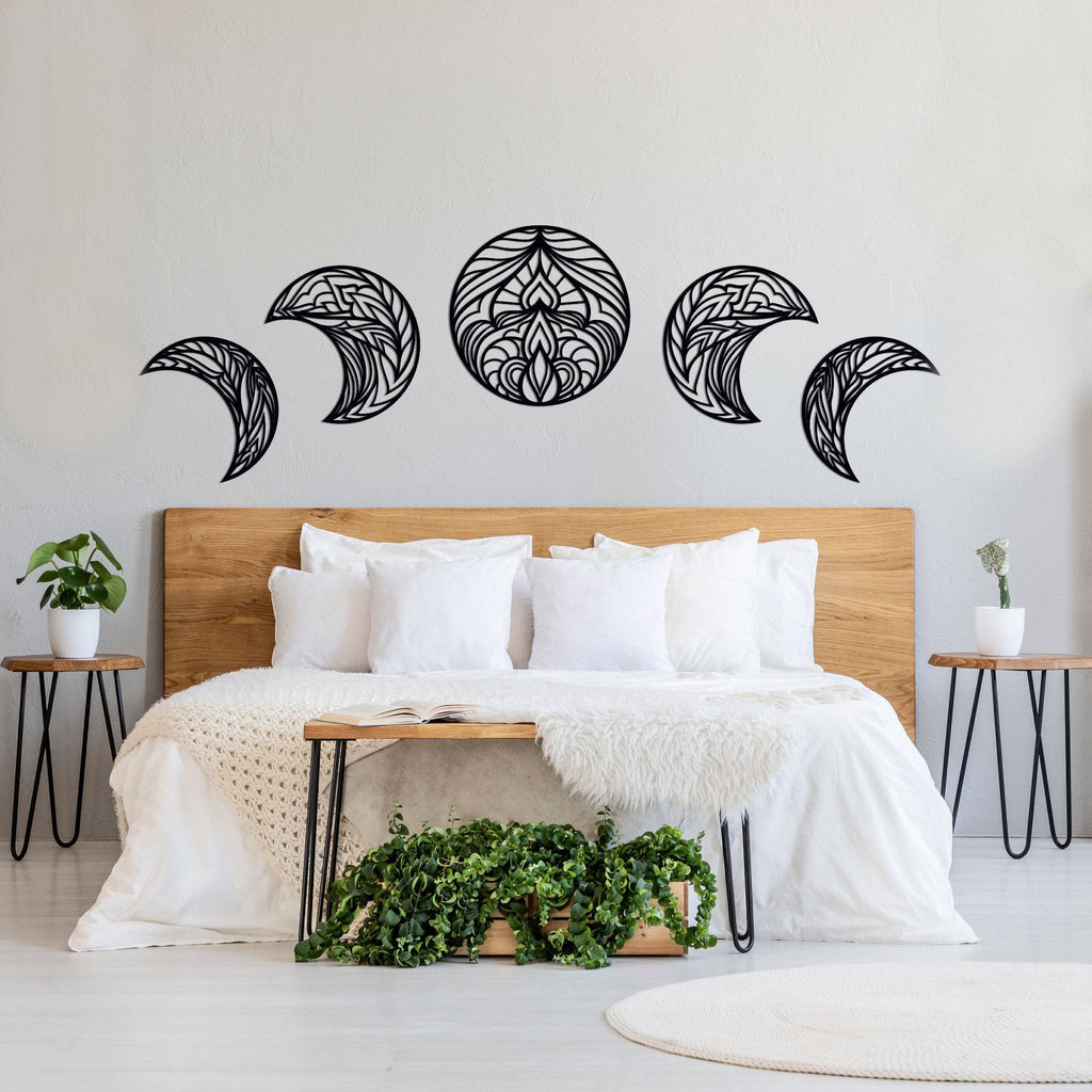 Yoga Moons - Metal Wall Art - MetalPlex