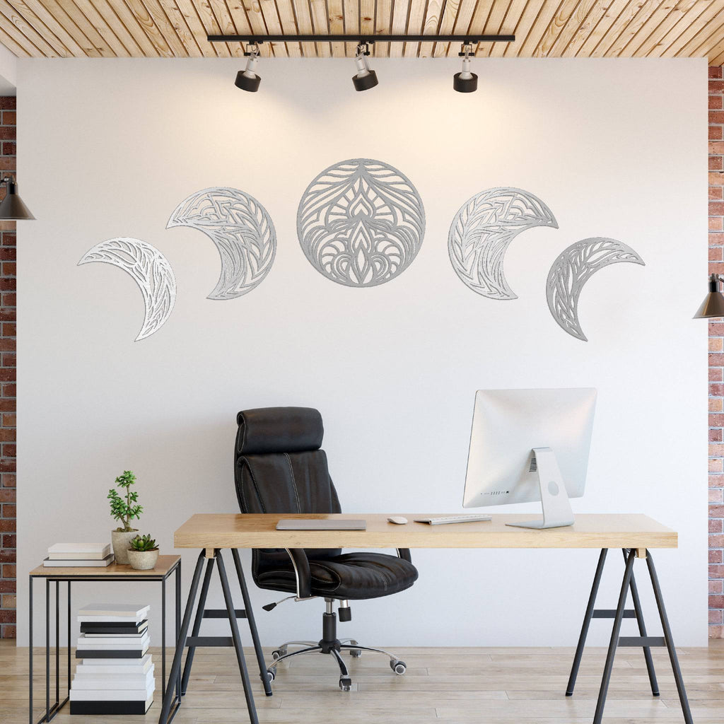 Yoga Moons - Metal Wall Art - MetalPlex