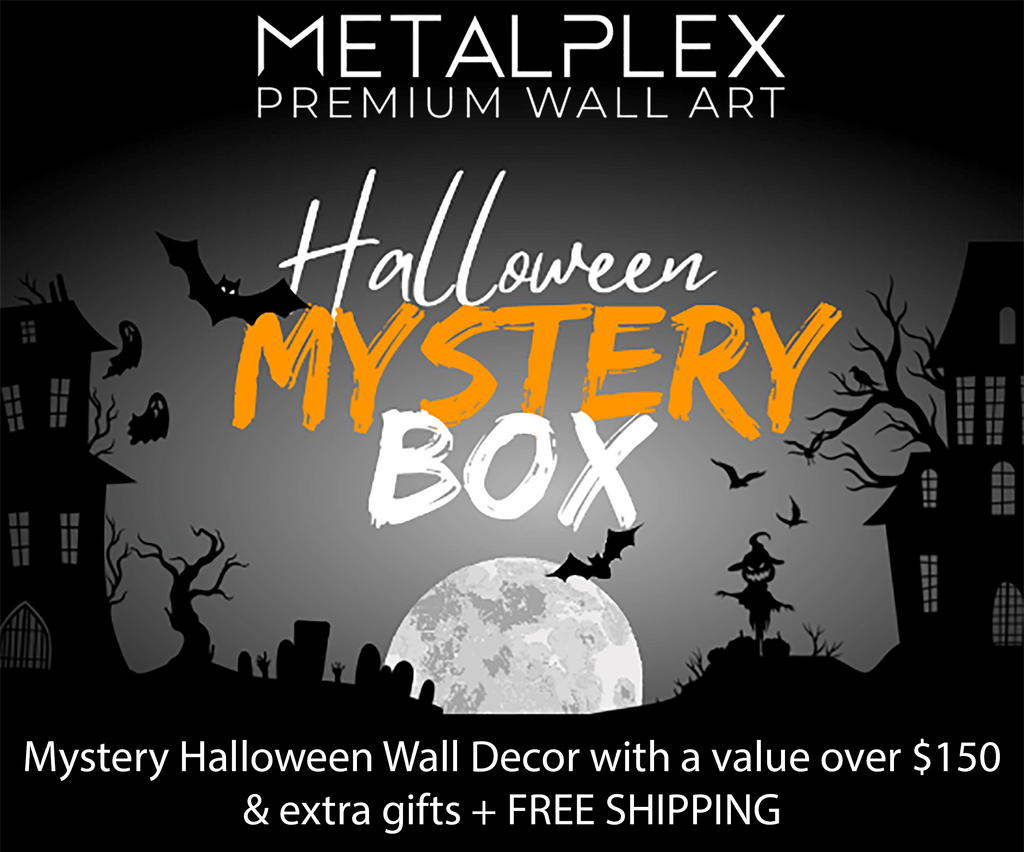 Halloween Mystery Box - Metal Wall Art - MetalPlex