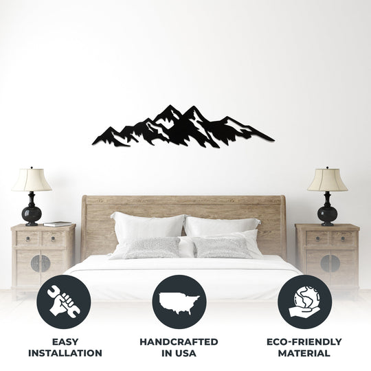 Mountains - Metal Wall Art