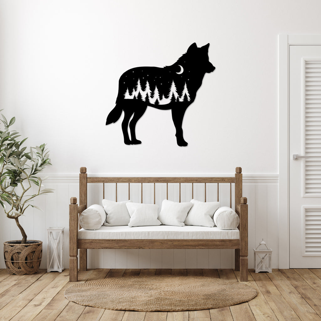 Wolf - Metal Wall Art - MetalPlex