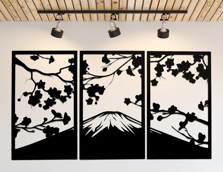Sakura Cherry Blossom - Metal Wall Art - MetalPlex