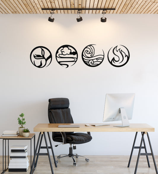 Four Elements Alternative - Metal Wall Art