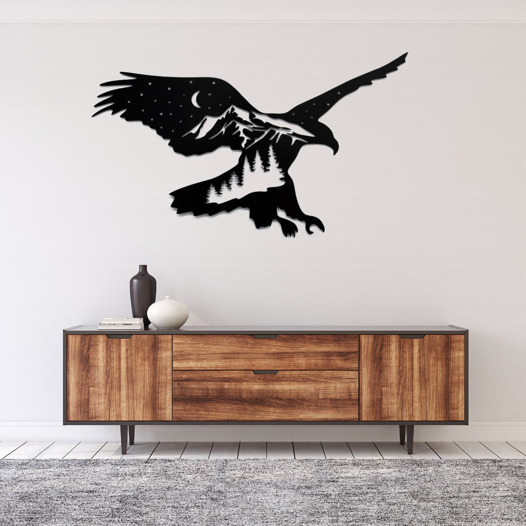Mountain Eagle - Metal Wall Art - MetalPlex