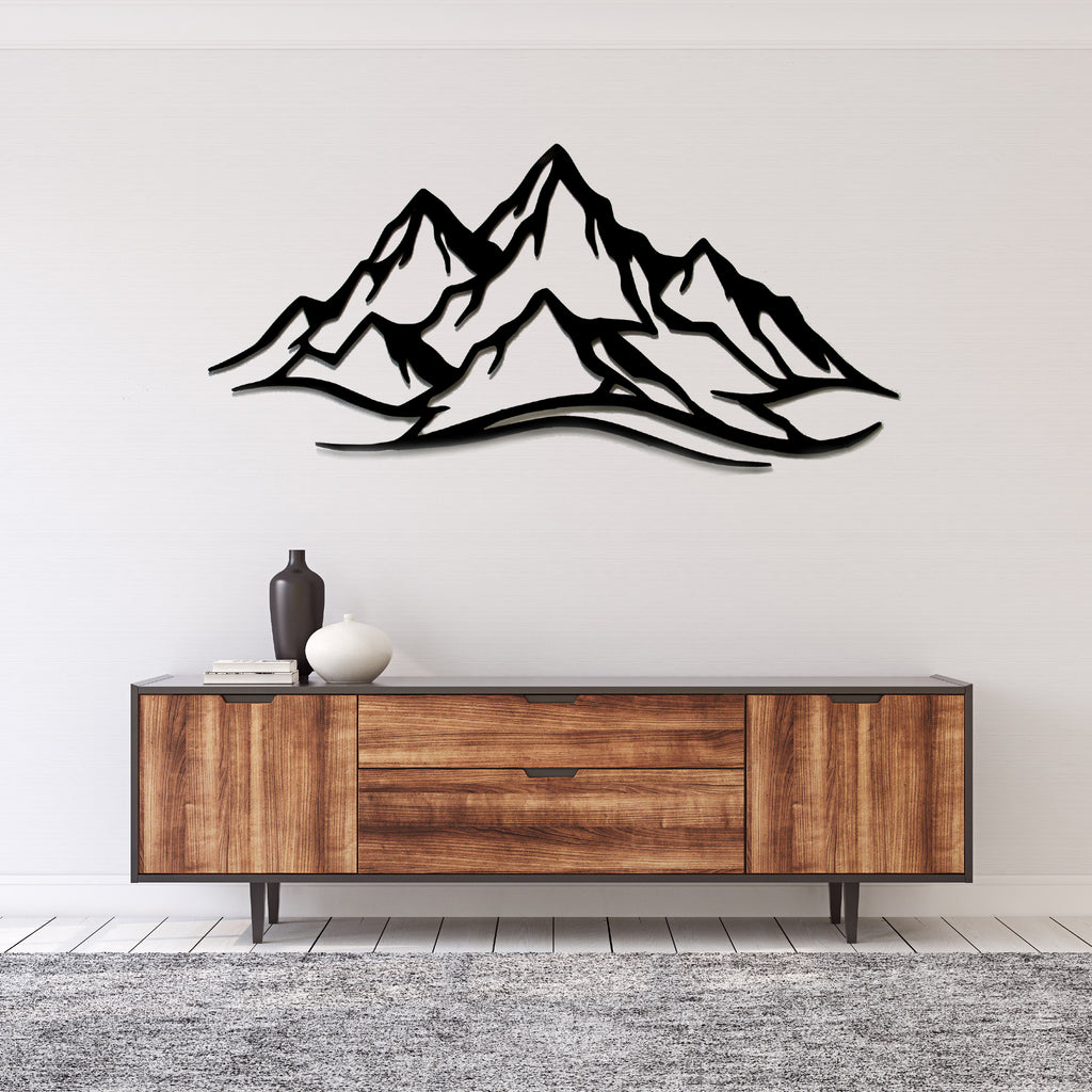 Mountain Range - Metal Wall Art - MetalPlex