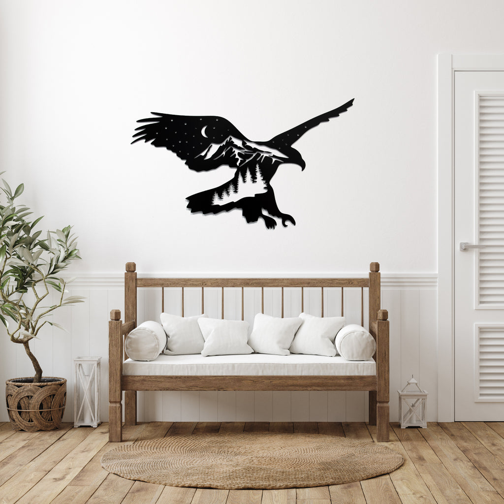 Mountain Eagle - Metal Wall Art - MetalPlex