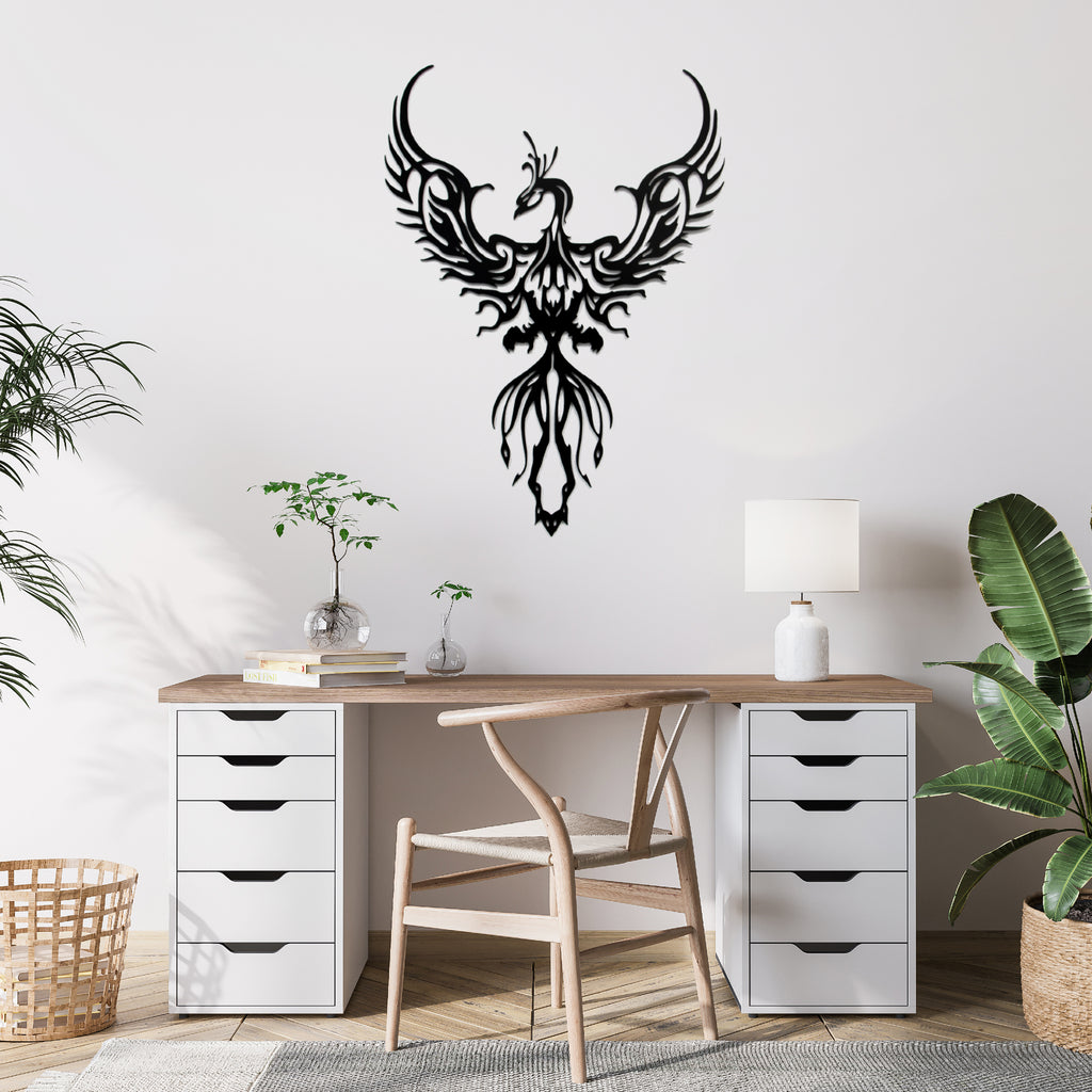 Rising Phoenix - Metal Wall Art - MetalPlex