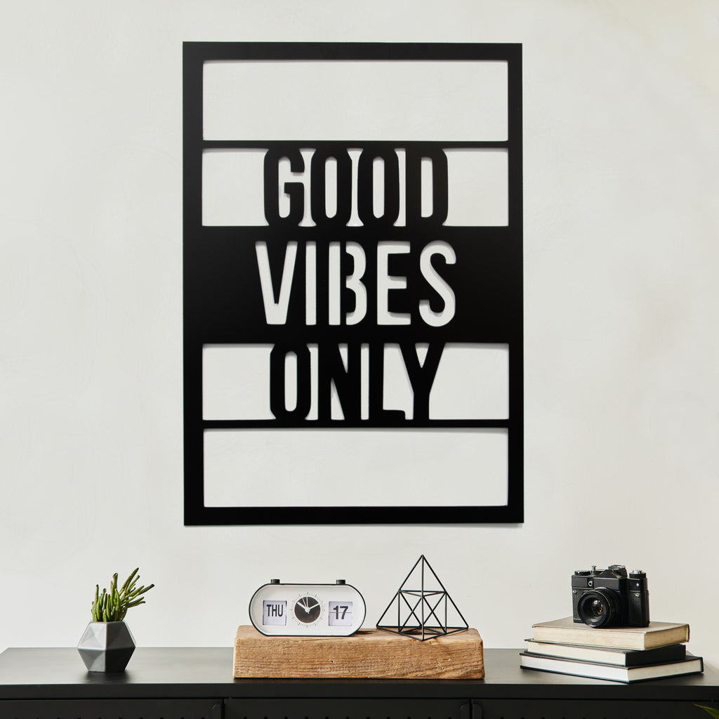 Good Vibes Only - Metal Wall Art - MetalPlex