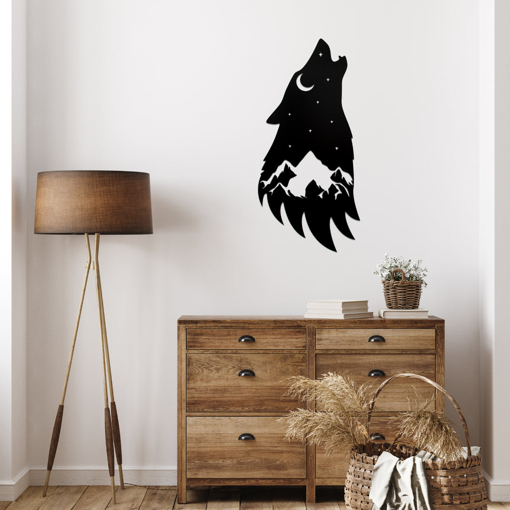 Wolf Head - Metal Wall Art - MetalPlex