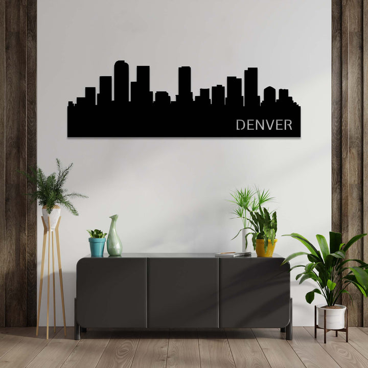 Denver Skyline - Metal Wall Art - MetalPlex