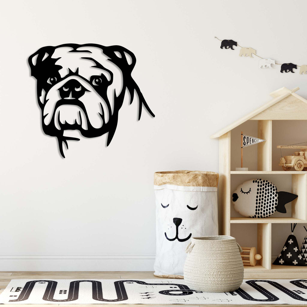 English Bulldog - Metal Wall Art - MetalPlex