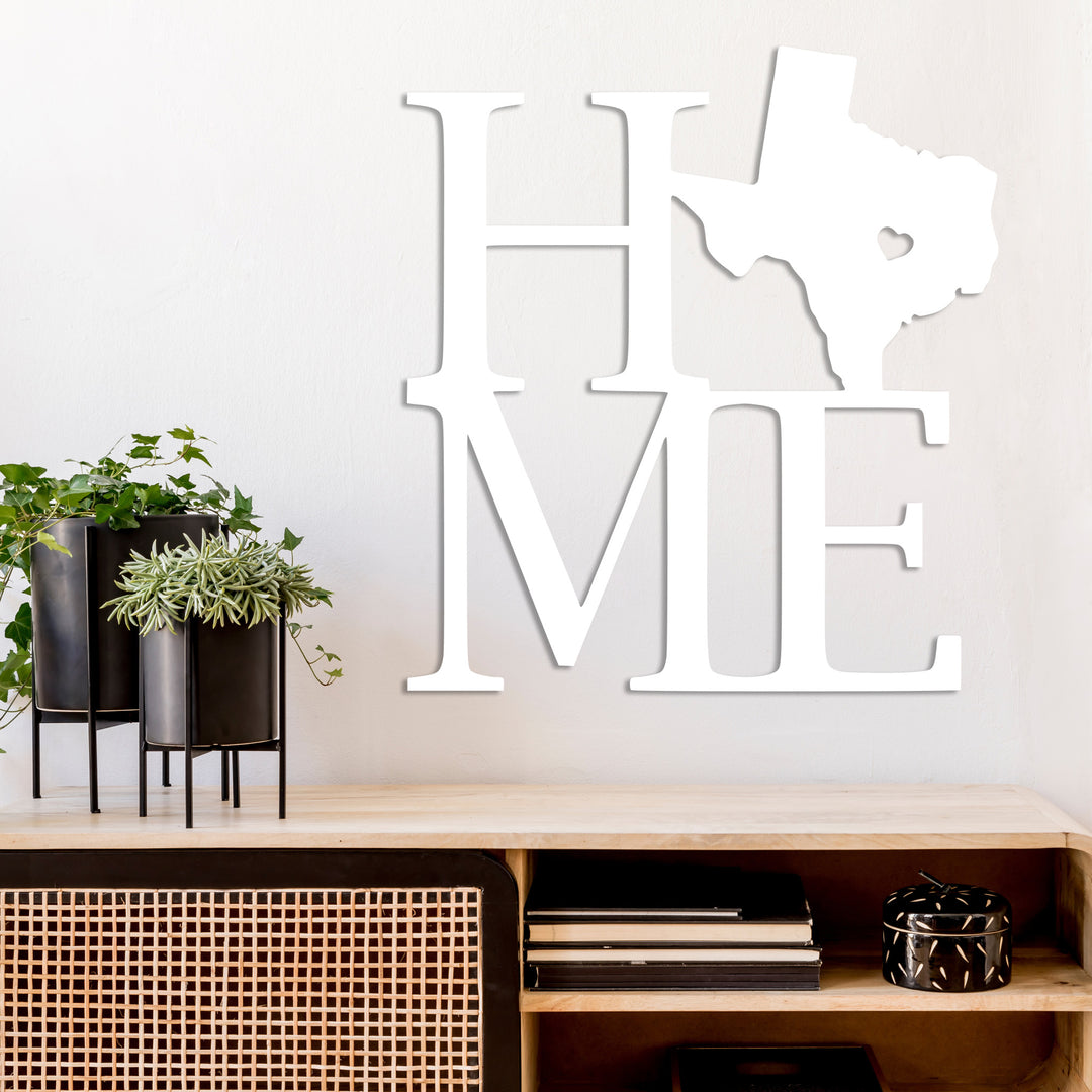 Texas Home - Metal Wall Art - MetalPlex