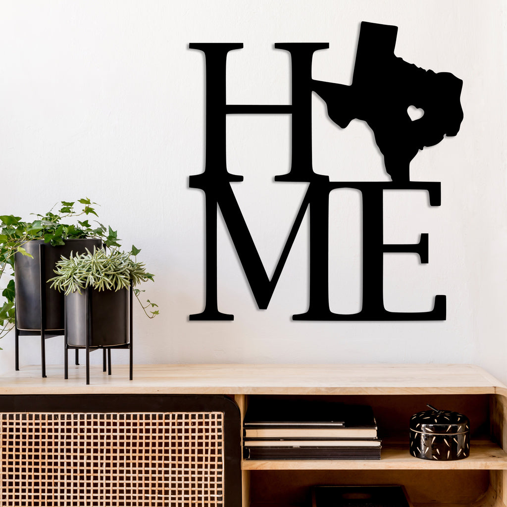 Texas Home - Metal Wall Art - MetalPlex