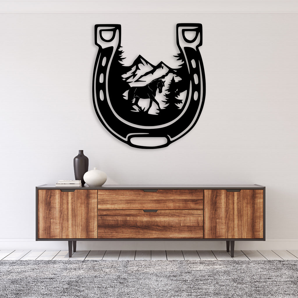 Horseshoe - Metal Wall Art - MetalPlex