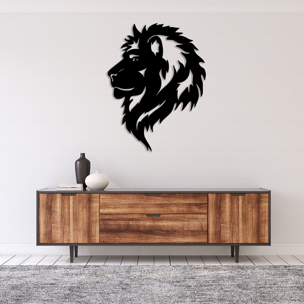 Lion Head - Metal Wall Art - MetalPlex