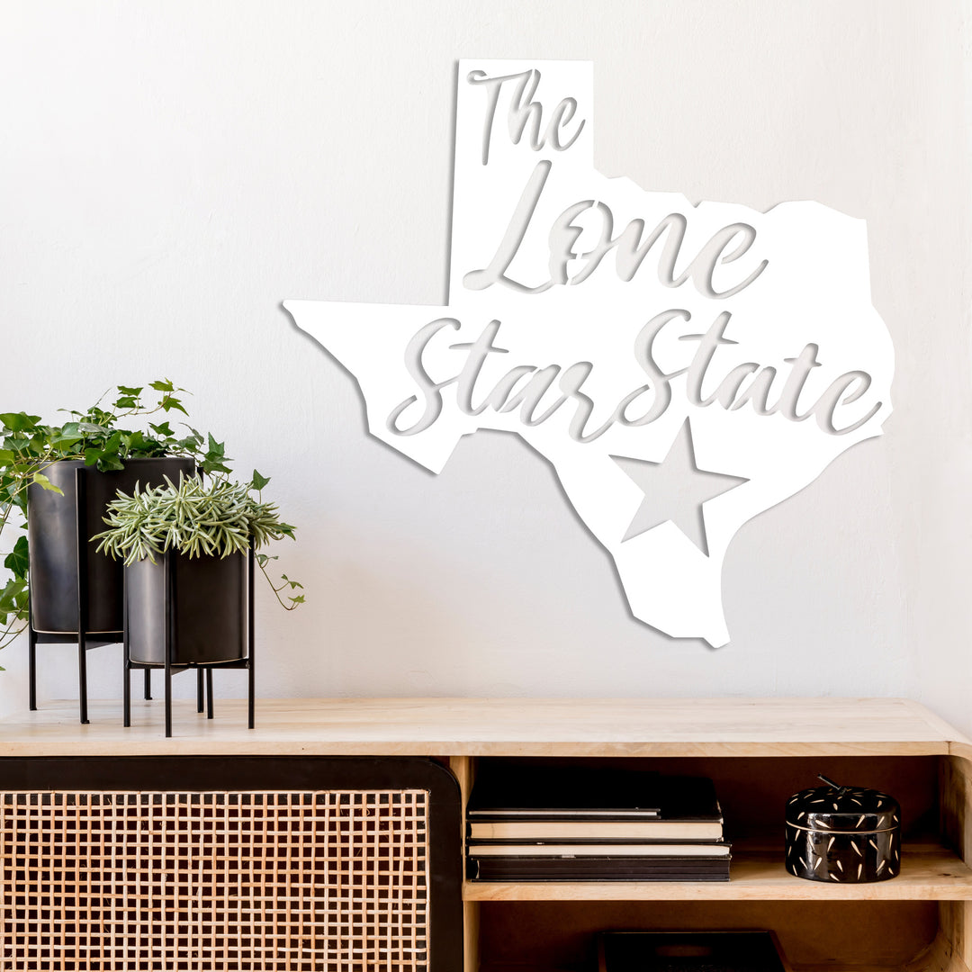 Lone Star State Texas - Metal Wall Art - MetalPlex