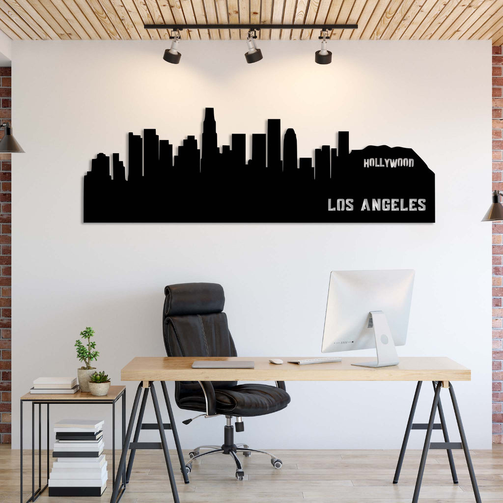 Los Angeles Skyline - Metal Wall Art - MetalPlex