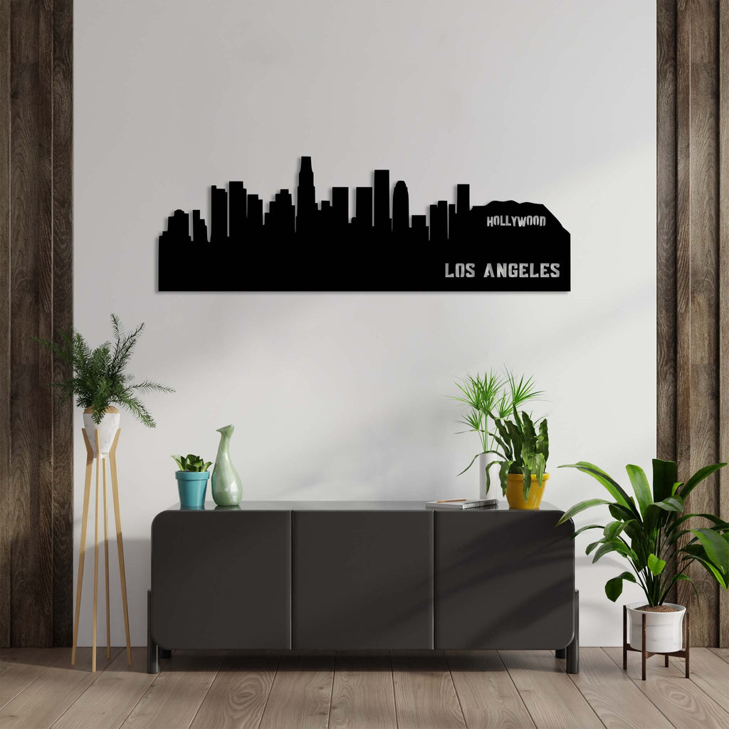 Los Angeles Skyline - Metal Wall Art - MetalPlex