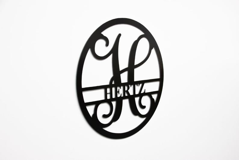 Monogram - Metal Wall Art - MetalPlex