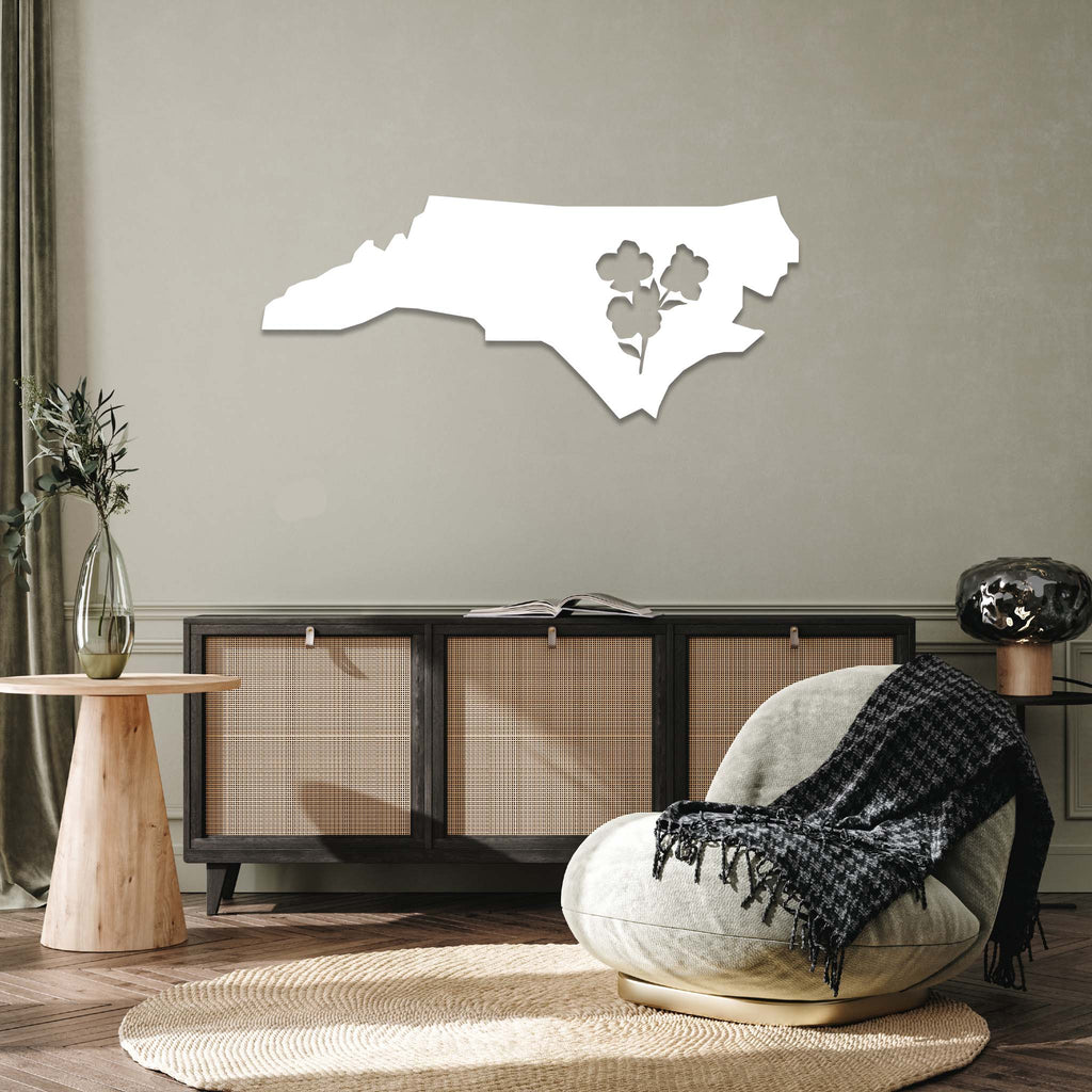 Flowering Dogwood North Carolina State - Metal Wall Art - MetalPlex