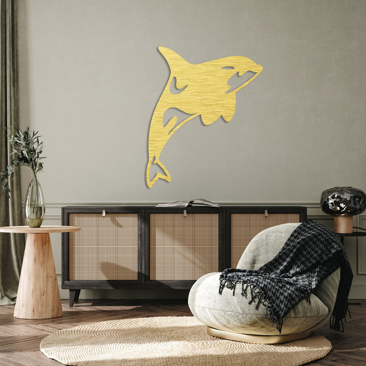 Orca Whale - Metal Wall Art - MetalPlex