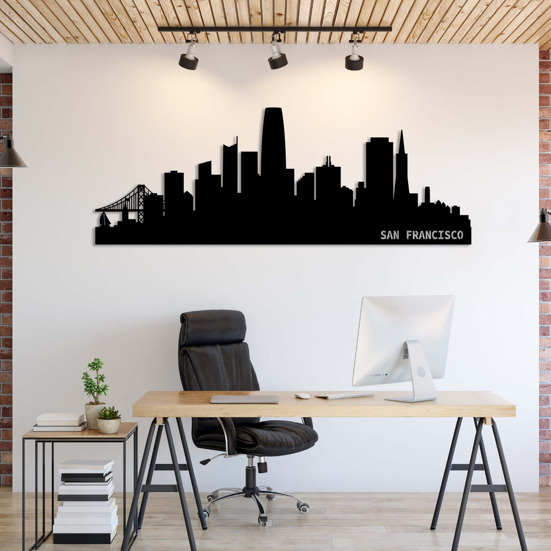 San Francisco Skyline - Metal Wall Art - MetalPlex