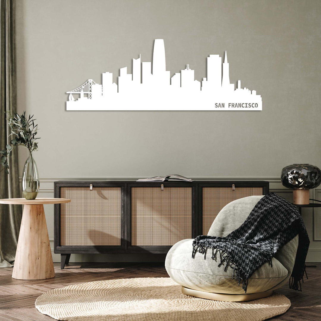 San Francisco Skyline - Metal Wall Art - MetalPlex