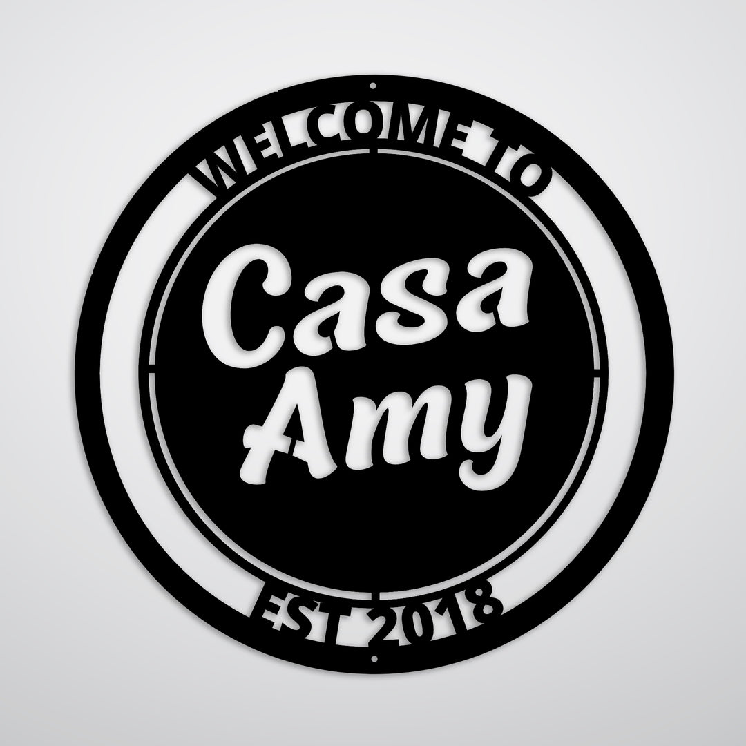 Personalized Patio Sign - Metal Wall Art - MetalPlex