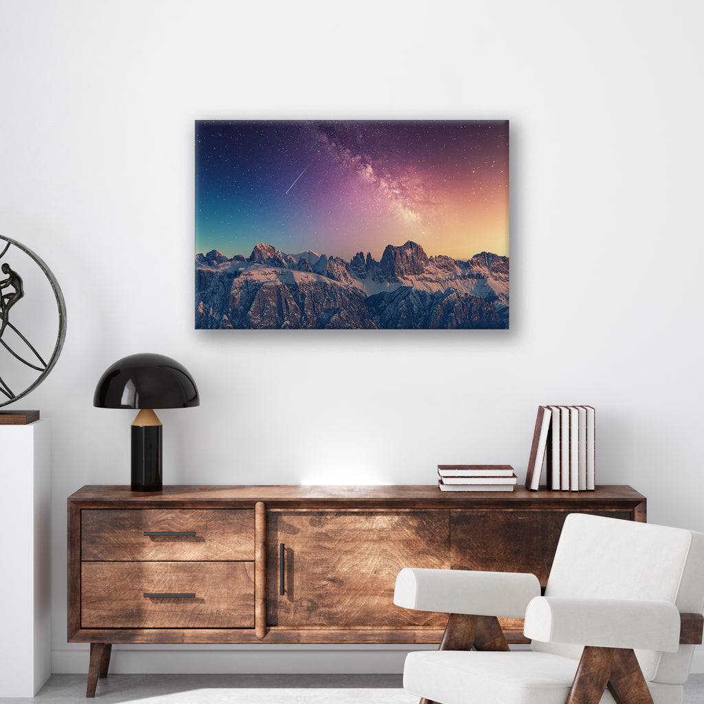 Space Mountains - Print - MetalPlex