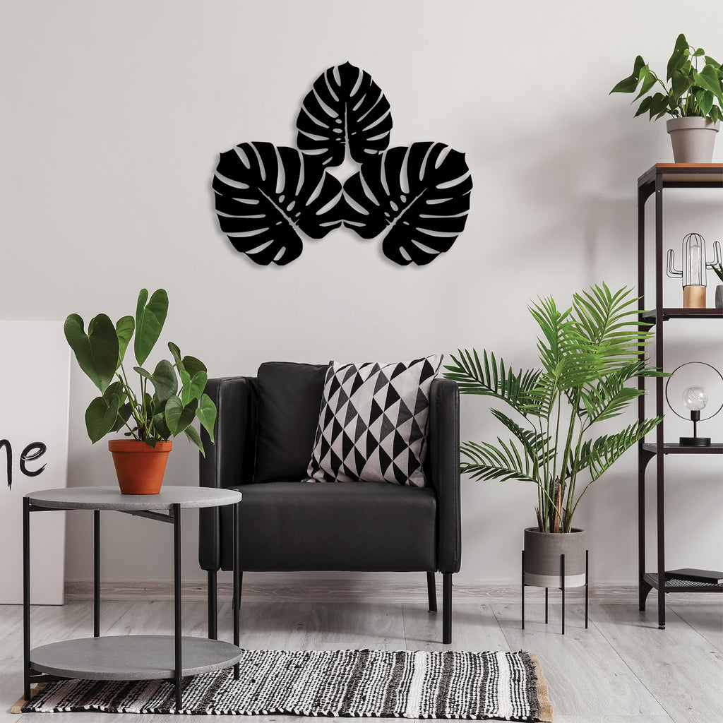 Three Leafs - Metal Wall Art - MetalPlex