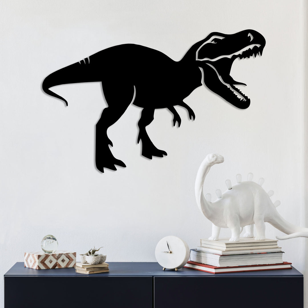 T Rex Dinosaur - Metal Wall Art - MetalPlex