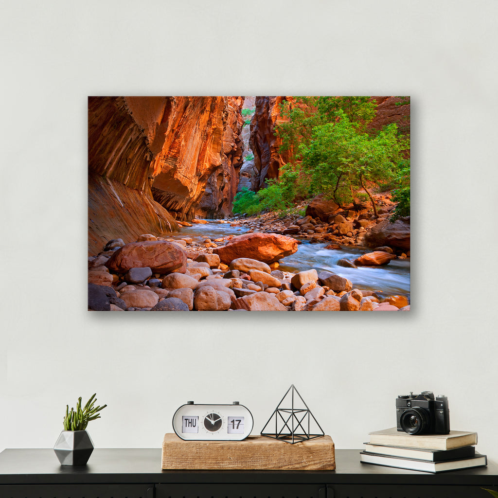 Virgin River, Zion National Park - Print - MetalPlex