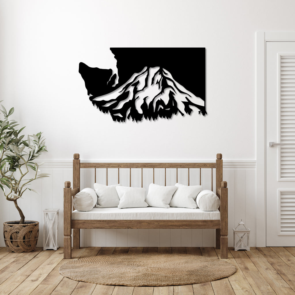 Washington Mt Rainier - Metal Wall Art - MetalPlex