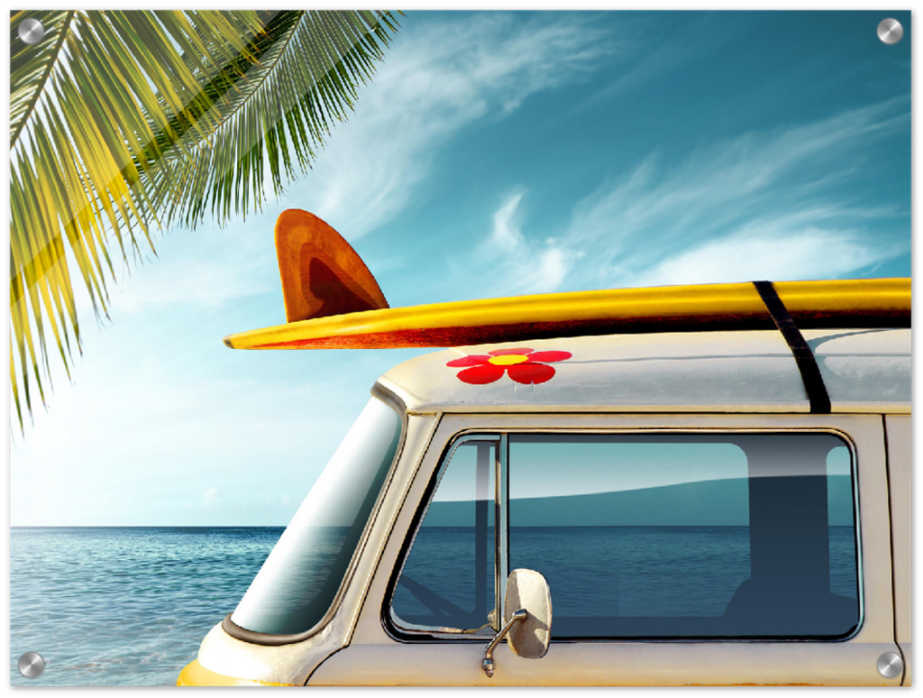 Beach Van - Print - MetalPlex