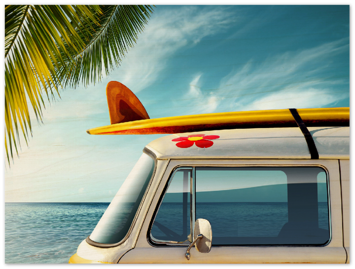 Beach Van - Print - MetalPlex