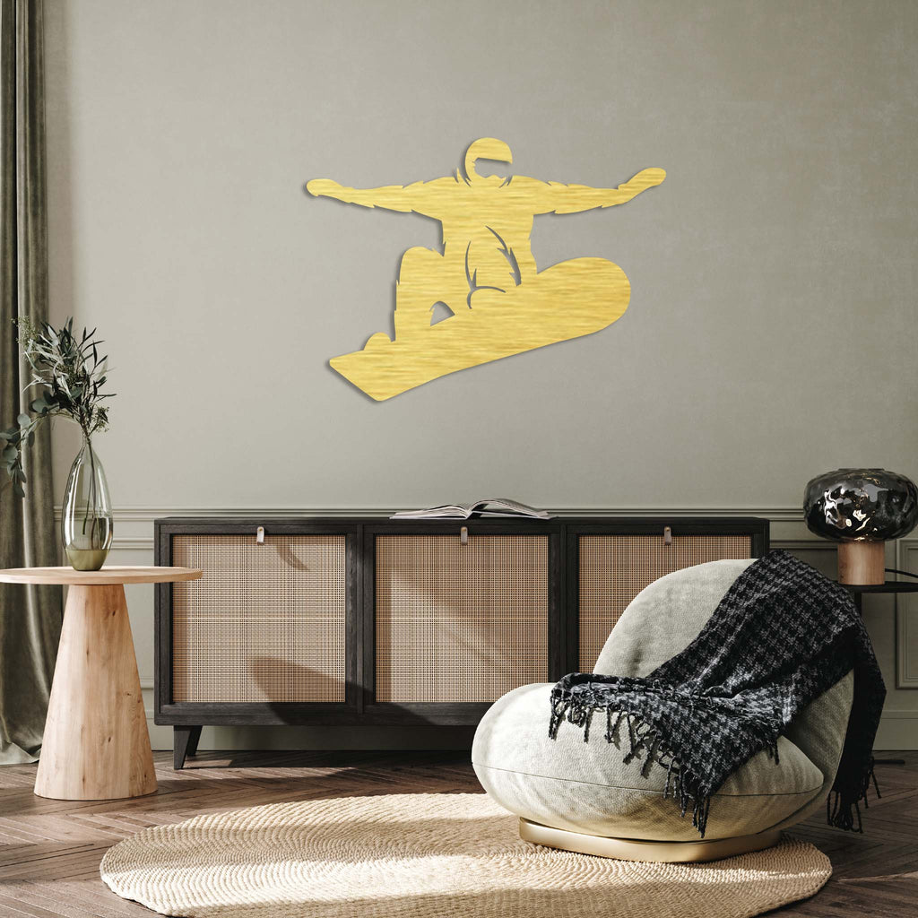 Big Air Snowboarder - Metal Wall Art - MetalPlex