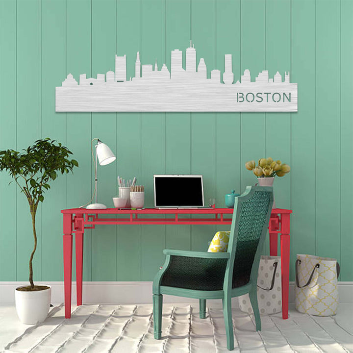 Boston Skyline - Metal Wall Art - MetalPlex