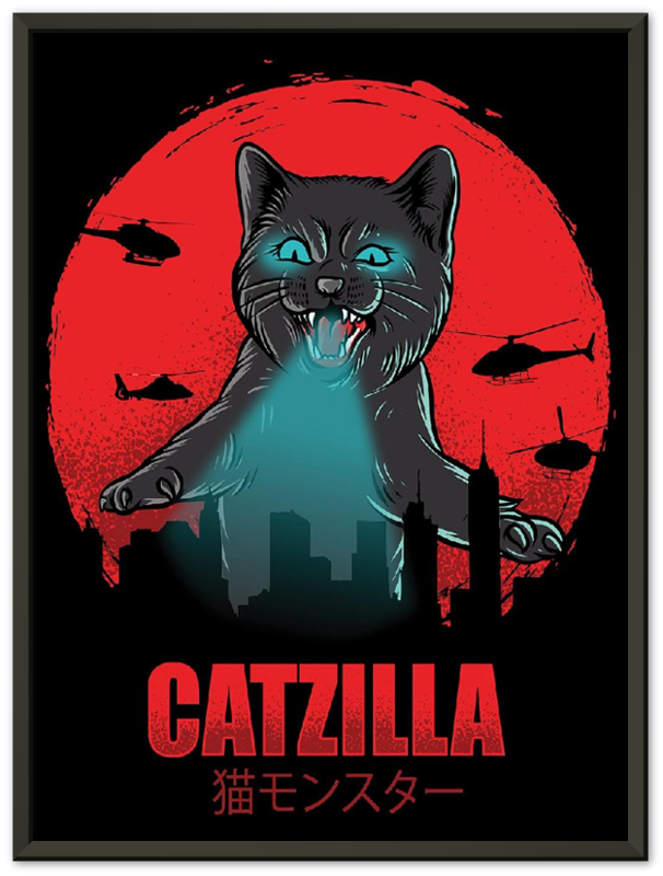 Catzilla - Print - MetalPlex